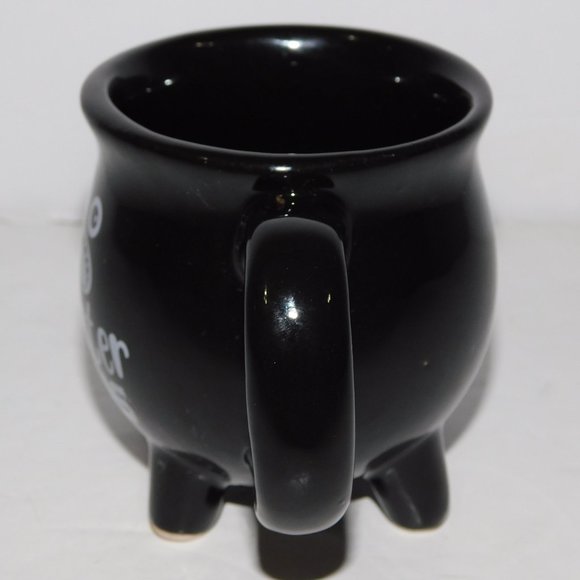 Monster Mucus Mini Black Caldron Coffee Espresso Mug - Picture 3 of 7